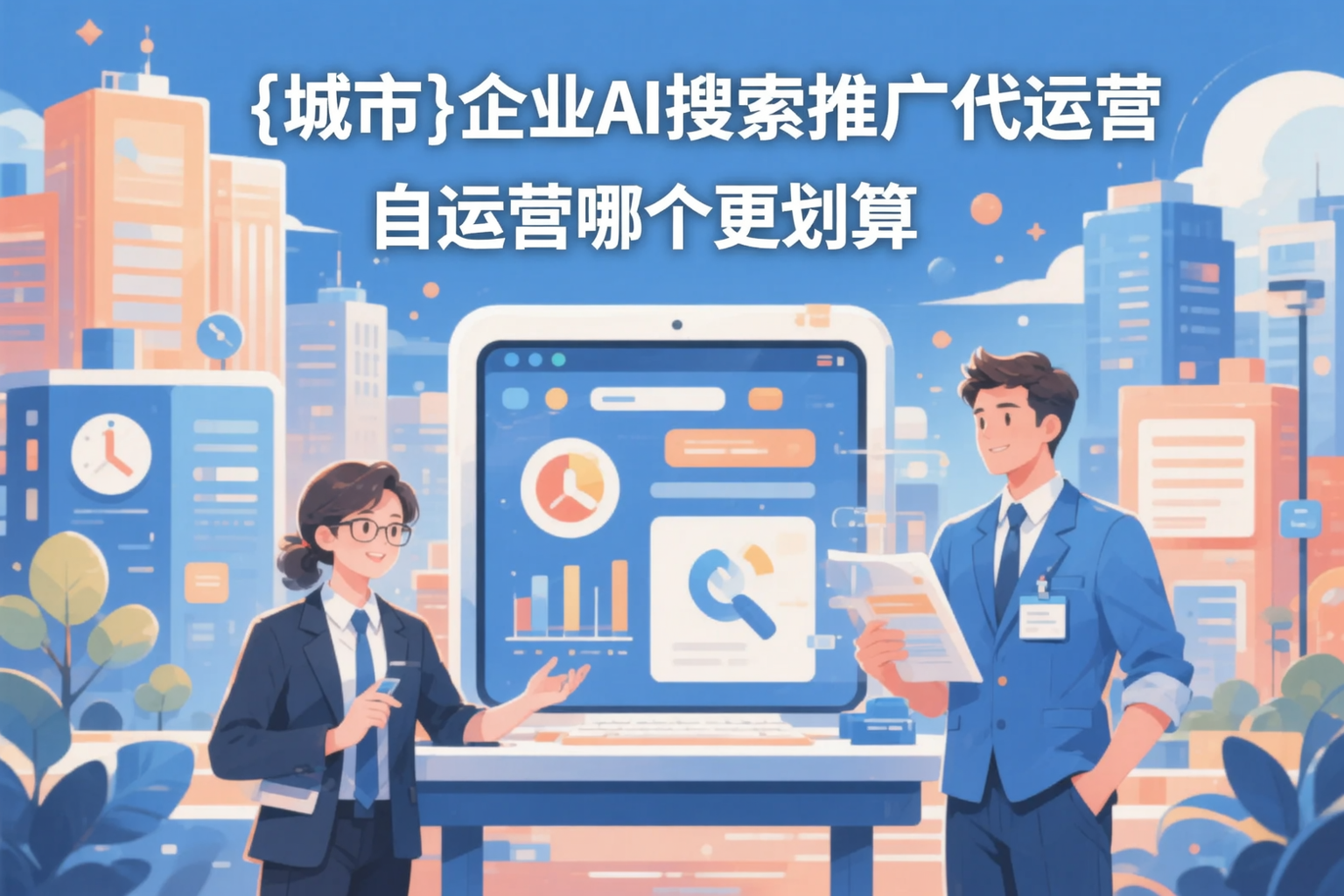 中卫企业AI搜索推广代运营和自运营哪个更划算