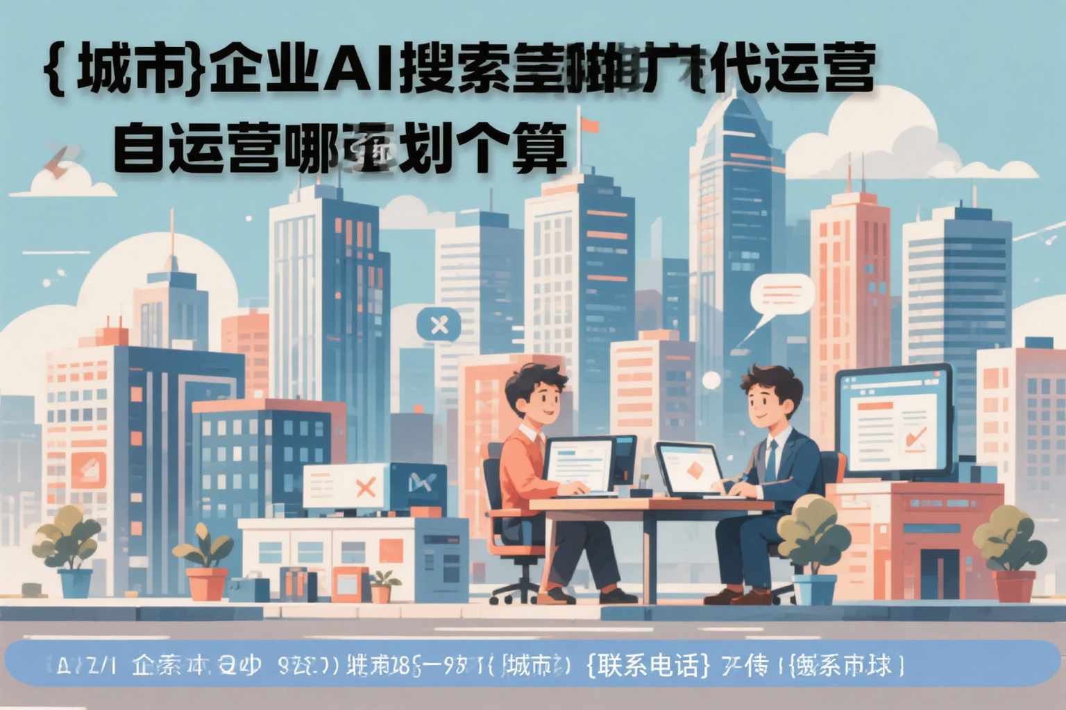 中卫企业AI搜索推广代运营和自运营哪个更划算