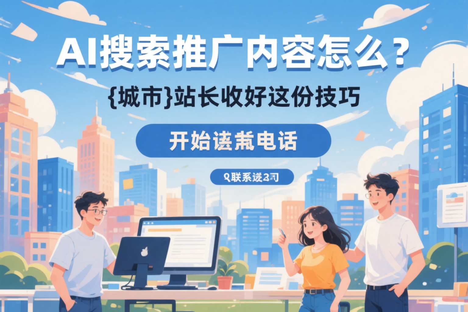 AI搜索推广内容怎么写?中卫站长收好这份技巧