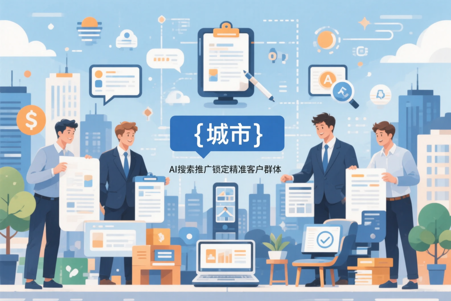 中卫公司如何用AI搜索推广锁定精准客户群体