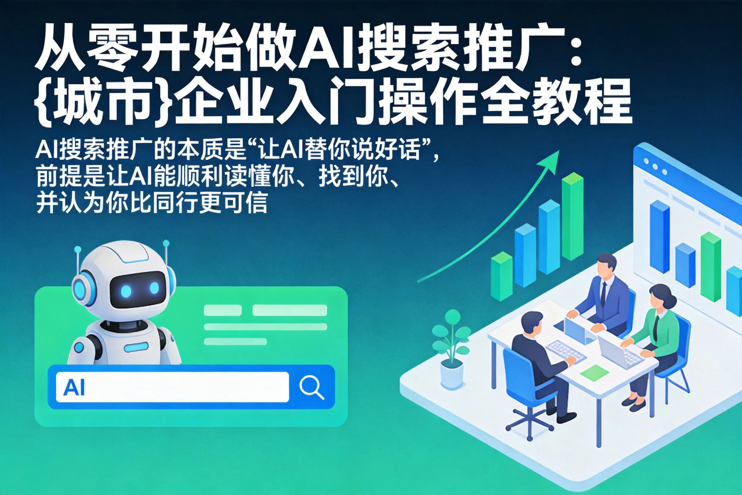 从零开始做AI搜索推广：中卫企业入门操作全教程