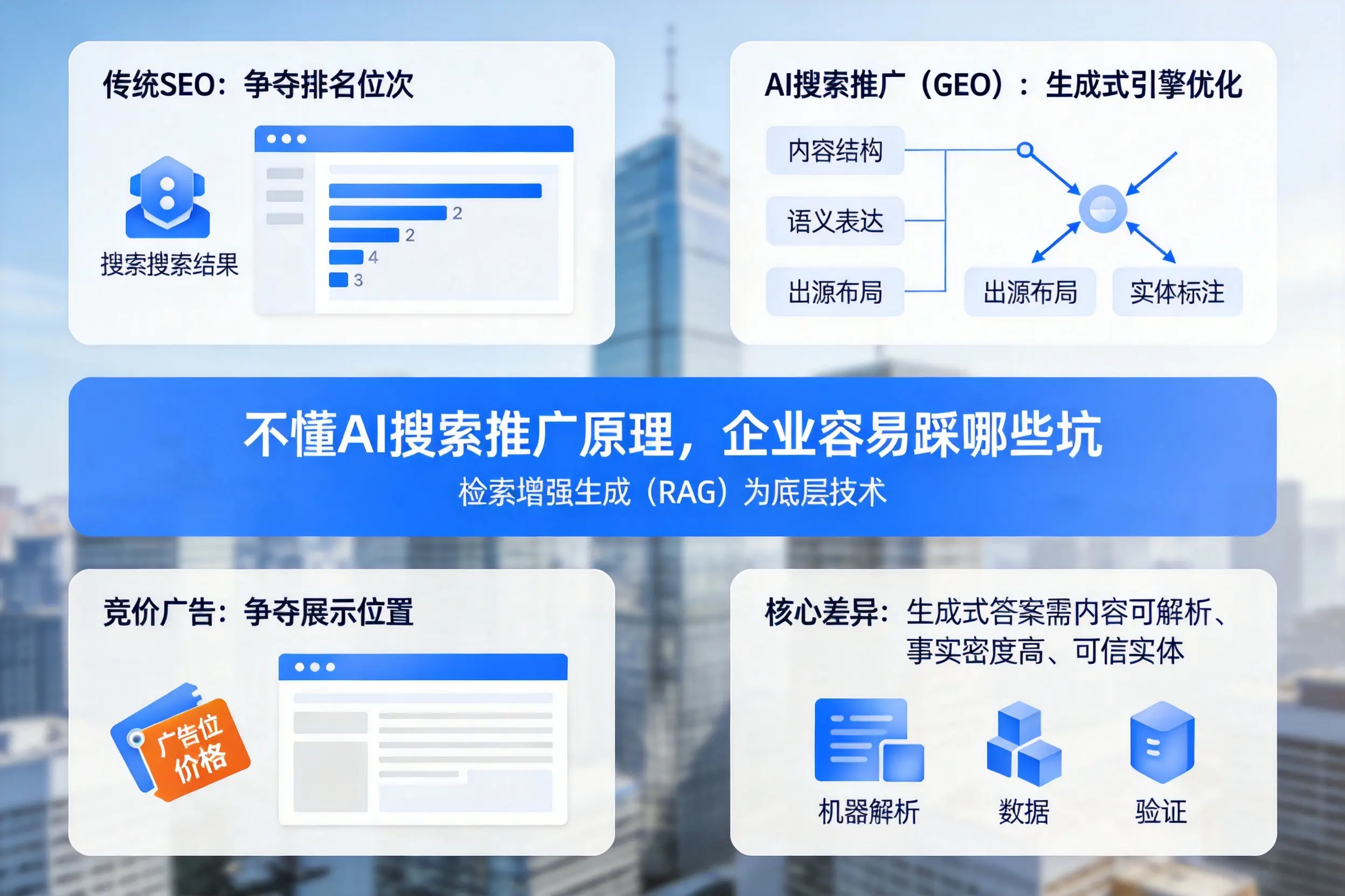 不懂AI搜索推广原理,中卫企业容易踩哪些坑