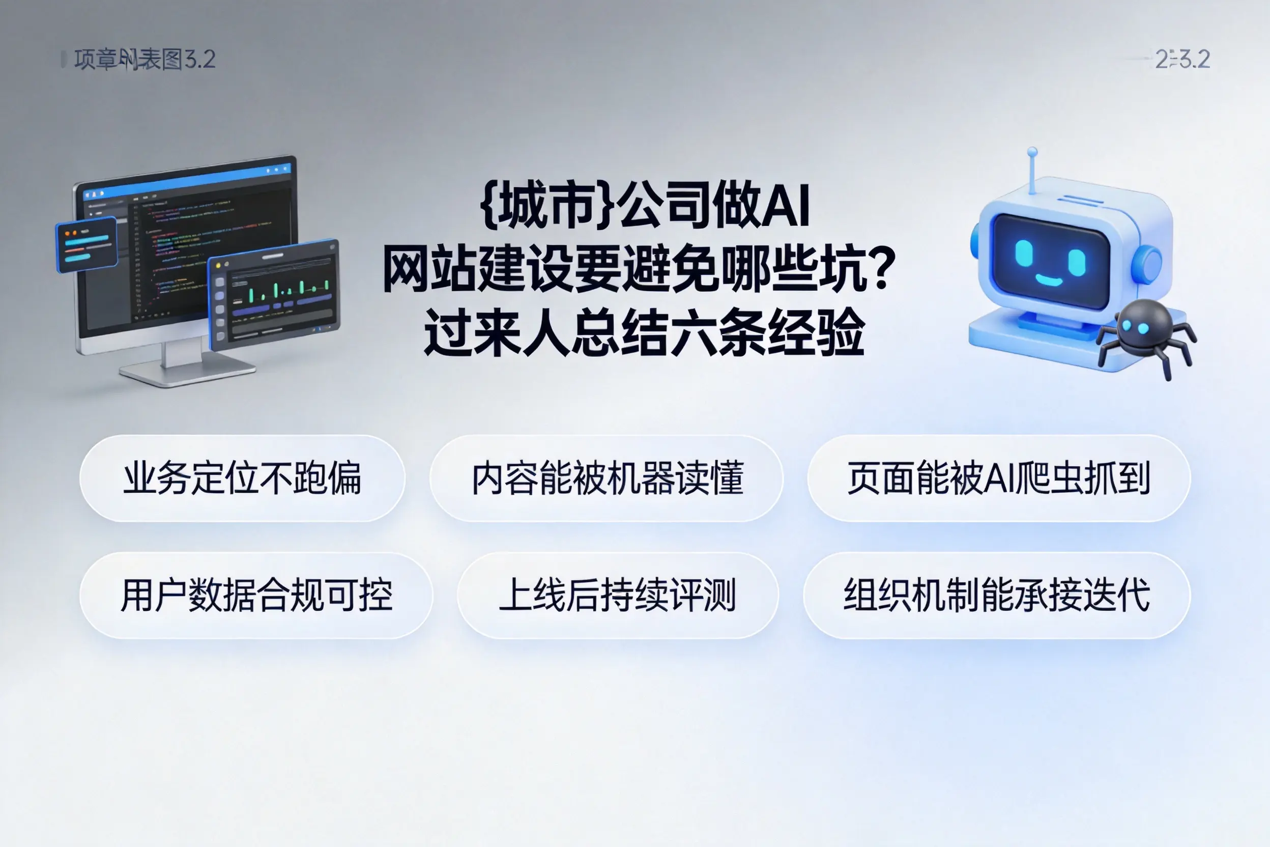 中卫公司做AI网站建设要避免哪些坑?过来人总结六条经验