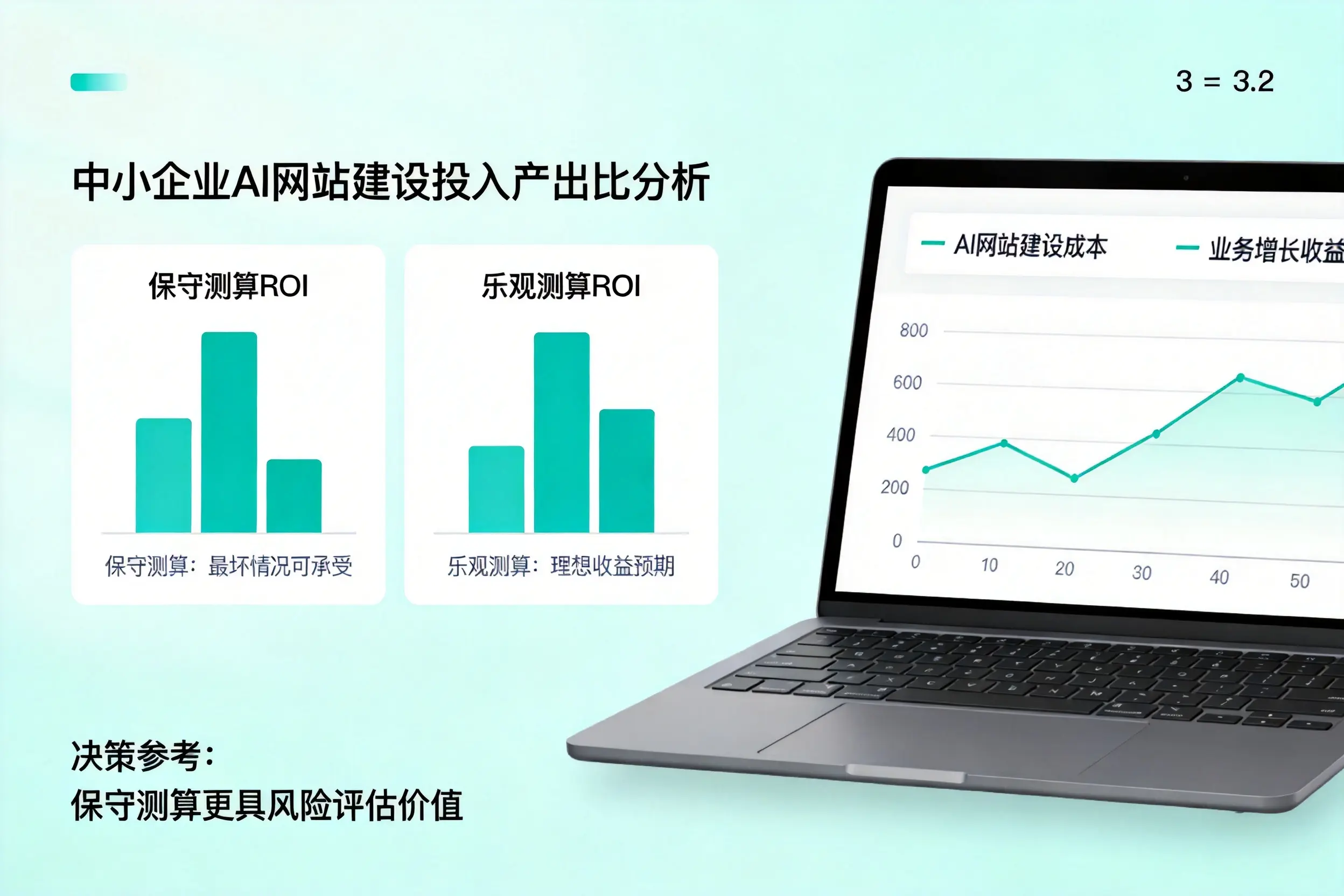 中卫中小企业AI网站建设投入产出比怎么算?先看这份分析