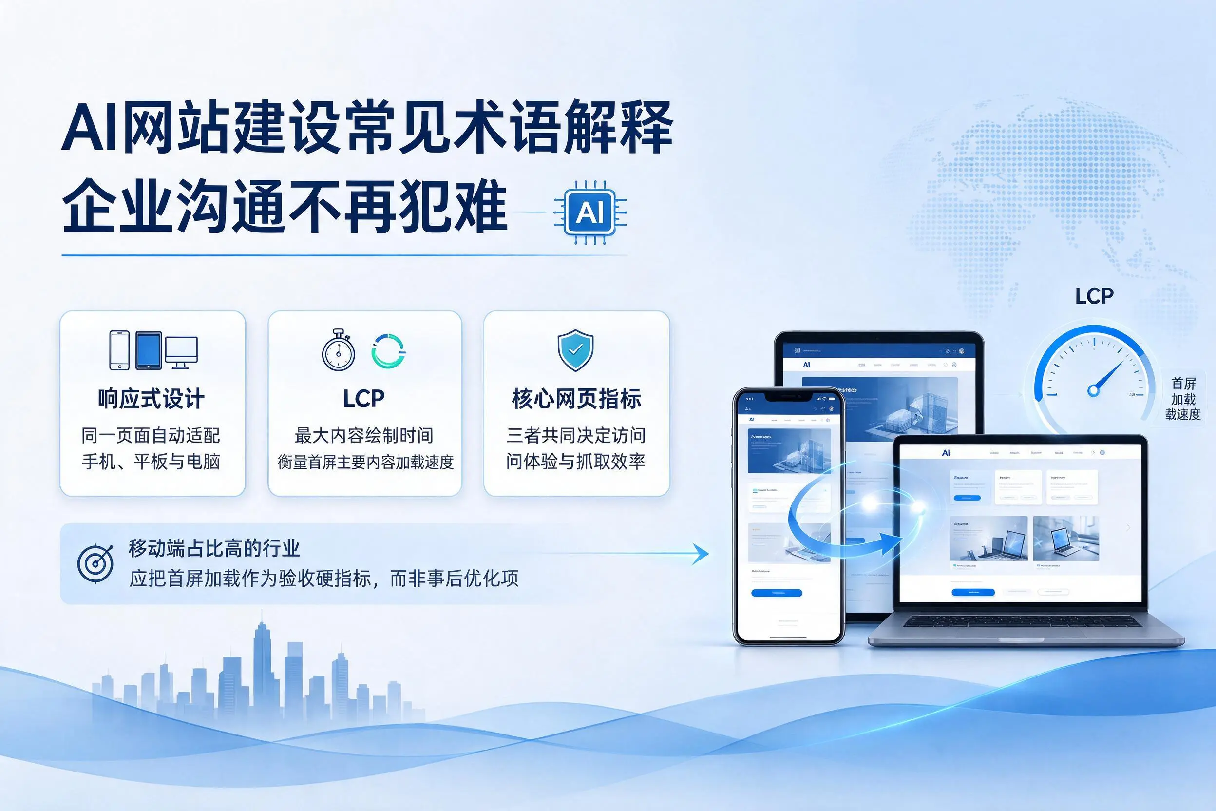 AI网站建设常见术语解释，中卫企业沟通不再犯难